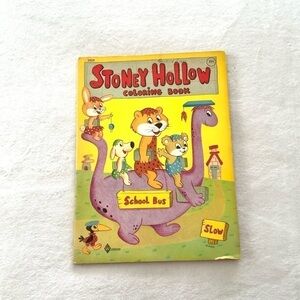 𝅺VINTAGE UNUSED Stoney Hollow 1964 Flintstone Coloring Book